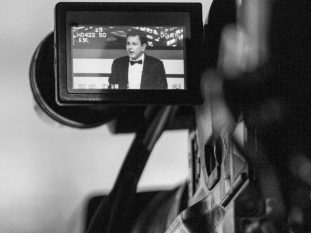 Photographie d'un écran de caméra lors d'un tournage